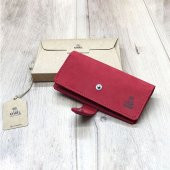 OWL LEATHER - PUHU KIRMIZI DERİ TÜTÜN KESESİ-TÜTÜN ÇANTASI - 4