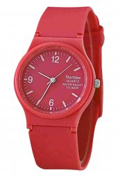 Star Time Kırmızı Kız Çocuk Kol Saati - 1