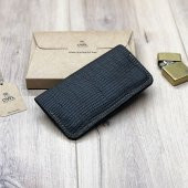 OWL LEATHER - LEO KAHVE CROCODİLE DERİ TÜTÜN KESESİ-TÜTÜN ÇANTASI - 1