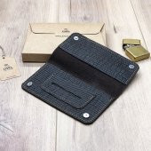 OWL LEATHER - LEO KAHVE CROCODİLE DERİ TÜTÜN KESESİ-TÜTÜN ÇANTASI - 3