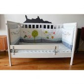 IKEA Vikare YATAK KARYOLA BARİYER 7.5x90 Cm PARMAKLIK ÇOCUK BEBEK - 2