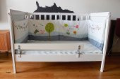IKEA Vikare YATAK KARYOLA BARİYER 7.5x90 Cm PARMAKLIK ÇOCUK BEBEK - 6