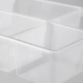 IKEA ANTONIUS Dolap Raf Şeffaf Plastik Düzenleyici - 2