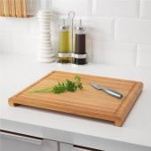 IKEA Rimforsa Masi̇f Ahşap Bambu Kesme Tahtası 36X30 cm - 3