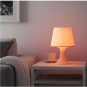 IKEA Masa Lambası Lampan Lamba Abajur PEMBE Renk - 3