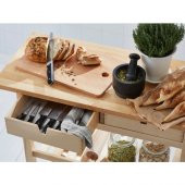 IKEA Proppmatt Masi̇f Ahşap Kesme Tahtası - 28 x 45 cm - 2