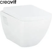 Creavit TP326 Asma Klozet  KC6000 Yavaş Kapanır Kapaklı - 4