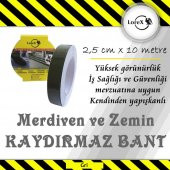 Lorex Siyah Merdiven ve Zemin Kaydırmaz Bant (25 mm x 10 metre) - 1