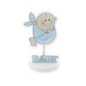 12 Adet New Baby Sticker Ahşap Bebek Notluk - 6