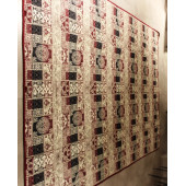 Adaş Patchwork Serme Biyeli Çok Amaçlı Halı Örtüsü, Pike - 4