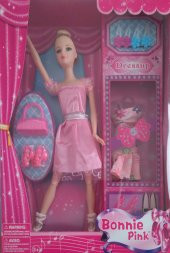 BALERİN BARBİ BEBEK BONNİE PİNK - 2