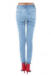 Mavi Denim Antrasit Dar Paça Kadın Pantolon - 3