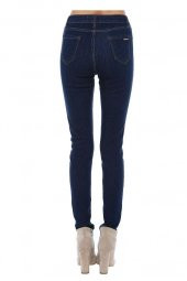 Mavi Denim İndigo Dar Paça Detaylı Kadın Pantolon - 3