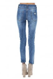 Mavi Denim Yıkamalı Yırtık Detaylı Kadın Pantolon - 4