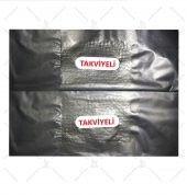 Mağaza ve Perakende Çok Amaçlı (60x70) TAKVİYELİ Poşet GÜMÜŞ (10 adet) thumbnail 3