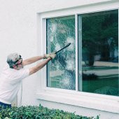 Güvenlik Şeffaf Cam Filmi Kırılmaz 4 Milim 100 cm x100 cm - 6