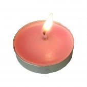 Tea Lights Pembe Mum 5 li 1 Paket - 2
