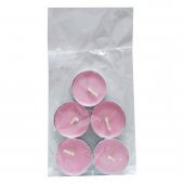 Tea Lights Pembe Mum 5 li 1 Paket - 3