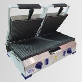 Tuğra Te-7750 Çift Baskılı 8+8 Dilim Sanayi Tipi Döküm Elektrikli Tost Makinesi - 3