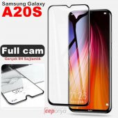Galaxy A20S Kenarları Kırılmaya Dayanıklı Cam Ekran Koruyucu - 1