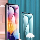Galaxy A20S Kenarları Kırılmaya Dayanıklı Cam Ekran Koruyucu - 11