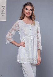 TUBA 9229 HAMİLE LOHUSA  YAZ YENİ SEZON PİJAMA thumbnail 4