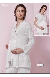 MARİLYN 3569 HAMİLE LOHUSA 3 LÜ PİJAMA SABAHLIK - 3