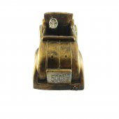 Pologift Polyester Dekoratif Araba Termometreli Masa Saati - 5