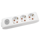 VİKO Multi-Let 3lü Topraklı ÇK Anahtarlı Klemensli Priz - 1