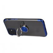 Galaxy A51 Yüzüklü Standlı Köşeleri Renkli Şeffaf Kılıf thumbnail 4