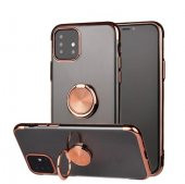 Galaxy A51 Yüzüklü Standlı Köşeleri Renkli Şeffaf Kılıf thumbnail 11