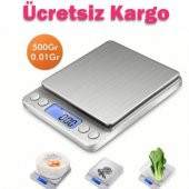 Dijital Hassas Elektronik Taşınabilir Cep Terazi Tartı 500 Gr 0.01 gr Terazisi - 3