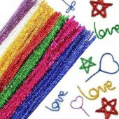 Hayal Renkli Simli Şönil 50 Adetli Paket - 3