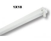 Tms 1x18 floresan armatürü - 1