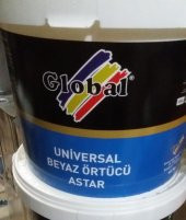 Global Dış Cephe Örtücü Astar boya beyaz 18 Kg - 1