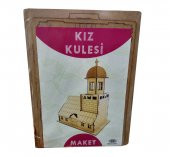 Ahşap Kız Kulesi Maketi - 3 Boyutlu - 1