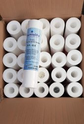 10 Inç 1 Micron Su Arıtma Spun Tortu Filtresi (50 Adet) thumbnail 4