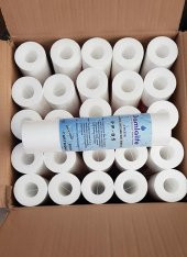 10 Inç 1 Micron Su Arıtma Spun Tortu Filtresi (50 Adet) thumbnail 5