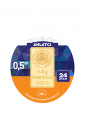Gram Altın 24 Ayar 0.5 Gram Külçe Altın - 1