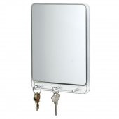 IDESIGN 38140ES AYNA,ANAHTARLIK VE ASKILIK BİRARADA 23X17X4CM - 1