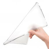 Samsung Galaxy Tab A T590 10.5" Kılıf Şeffaf Silikon Arka Kapak - 5
