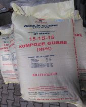 Gemlik 15 15 15 Kompoze Gübre 50 Kg - 1