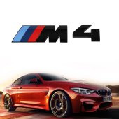 Bmw M4 Mat Siyah 3D Logo Yazı | ORİJİNAL 51147179198 - 1