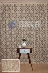 Hazır Dikilmiş DAMAKS MODEL SALON PERDESİ 1.SINIF FONLUK PERDE - 10