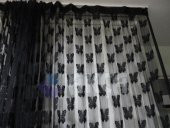 İP PERDE KELEBEK MODEL HAZIR DİKİLMİŞ DÜĞMELİ FONLUK PERDE - 2