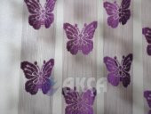 İP PERDE KELEBEK MODEL HAZIR DİKİLMİŞ DÜĞMELİ FONLUK PERDE - 8