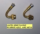 Lastik Sibop İlavesi 45 Derece Kıvrımdan Sonra 4Cm Boyu - 1