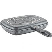 OMS Granit 36x26x9 cm Balık Tava Gri 3215 - 1
