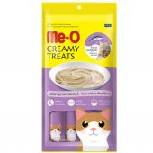 Me-O Creamy Treats Ton Balığı Ve Deniz Tarağı Kedi Ödül Maması 15 gr x 4 - 1