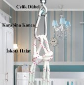 Altev Ahşap Bebek Çoçuk Bahçe Salıncağı, Hamak, Tavan Salıncağı, Ev Salıncağı - 4